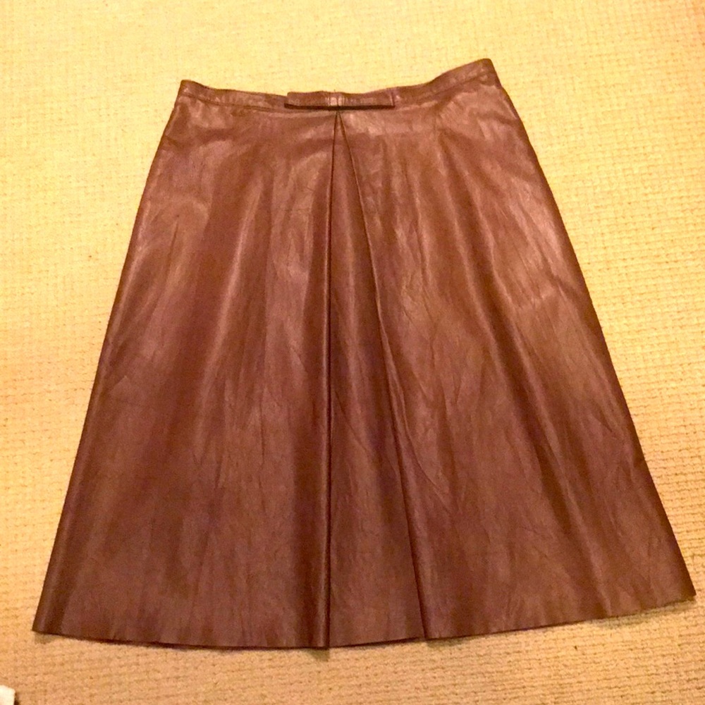 Robert Rodriguez Leather skirt